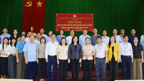 Đoàn Đại biểu Quốc hội tỉnh Bắc Ninh tiếp xúc cử tri xã Mỹ Thái