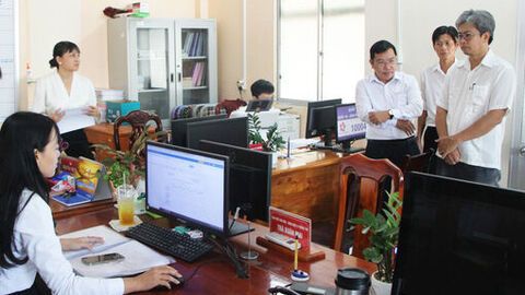 Kiểm tra công tác cải cách hành chính tại 3 xã Long Kiến, Chợ Mới và Hội An