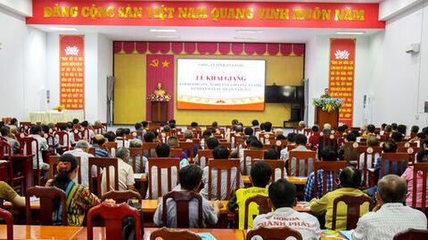 Khai giảng lớp bồi dưỡng nghiệp vụ công tác đảm bảo an ninh, trật tự 