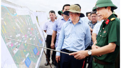 An Giang đôn đốc thi công cao tốc Châu Đốc - Cần Thơ - Sóc Trăng, phấn đấu khai thác trước Tết