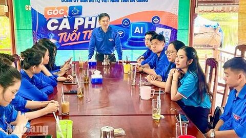 “Góc cà phê tuổi trẻ” để đoàn viên chia sẻ ý tưởng