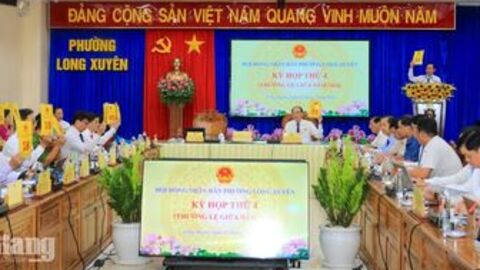 Long Xuyên thu ngân sách đạt 58,28% dự toán, tăng trưởng kinh tế 14,4%