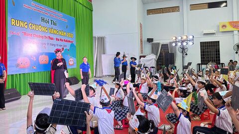 Sôi nổi Hội thi “Rung chuông tri thức - Vui hội Halloween” tại phường Tô Châu