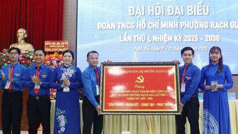 Đại hội đại biểu Đoàn Thanh niên Cộng sản Hồ Chí Minh phường Rạch Giá lần thứ I