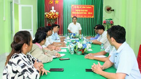 Vĩnh An nâng chất sinh hoạt, xây dựng Đảng vững mạnh