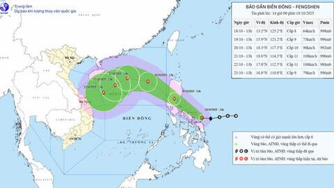 An Giang chủ động ứng phó bão Fengshen gần Biển Đông