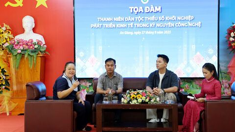 Tọa đàm "Thanh niên dân tộc thiểu số khởi nghiệp, phát triển kinh tế trong kỷ nguyên công nghệ"