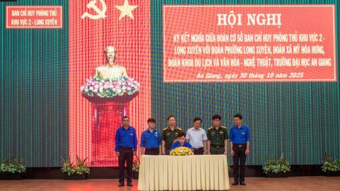 Ký kết nghĩa giữa lực lượng vũ trang và các tổ chức Đoàn