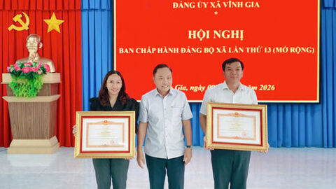 Xã Vĩnh Gia chú trọng nâng cao chất lượng công tác cán bộ