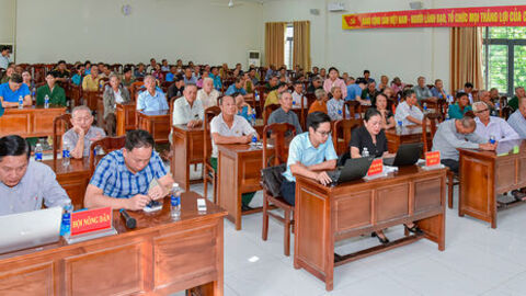 UBND xã Vĩnh Điều đối thoại với người có công với cách mạng