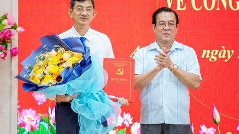 Ông Nguyễn Ngọc Phúc nhận nhiệm vụ Phó Trưởng Ban Nội chính Tỉnh ủy An Giang