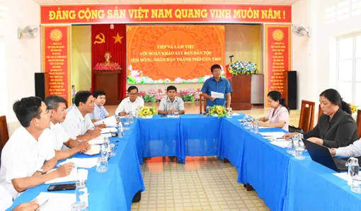 Khảo sát tình hình tổ chức dạy, học tiếng Việt và thực hiện các chính sách hỗ trợ đồng bào dân tộc thiểu số 