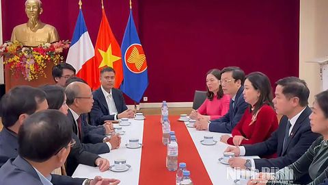 Đoàn công tác tỉnh Ninh Bình xúc tiến đầu tư tại Pháp