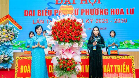 Đại hội đại biểu Phụ nữ phường Hoa Lư lần thứ I, nhiệm kỳ 2025-2030