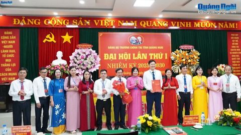 Đại hội lần thứ I Đảng bộ Trường Chính trị tỉnh Quảng Ngãi