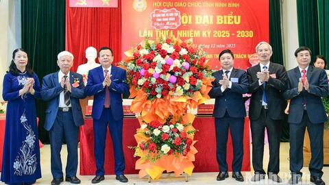 Đại hội đại biểu Hội Cựu giáo chức tỉnh Ninh Bình lần thứ nhất, nhiệm kỳ 2025-2030