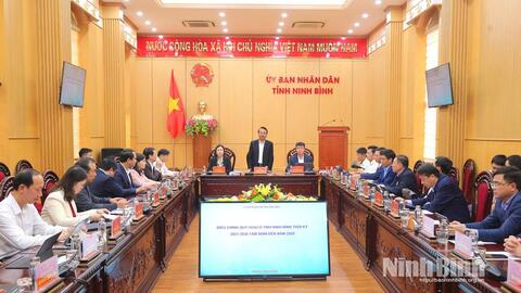 Hội nghị nghe báo cáo về hồ sơ điều chỉnh Quy hoạch tỉnh Ninh Bình và ý tưởng quy hoạch đô thị vùng ven sông Đáy