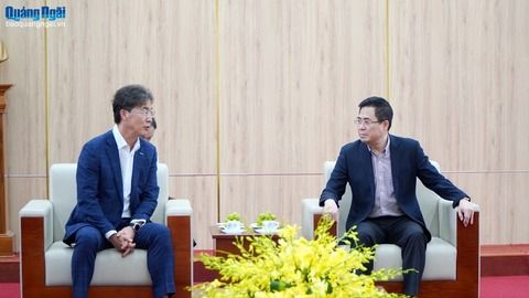 Chủ tịch UBND tỉnh Nguyễn Hoàng Giang tiếp và làm việc với nhà đầu tư Hàn Quốc