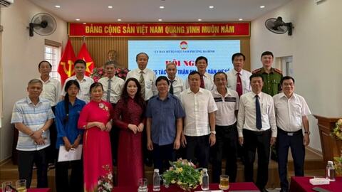 Hà Nội: Ban Công tác Mặt trận đầu tiên tổ chức hội nghị điểm