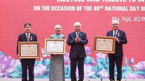 Chủ tịch Đỗ Văn Chiến gặp mặt tri ân bạn bè quốc tế nhân dịp kỷ niệm 80 năm Quốc khánh nước Cộng hòa xã hội chủ nghĩa Việt Nam