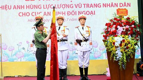 Cục An ninh Đối ngoại đón nhận danh hiệu Anh hùng lực lượng vũ trang nhân dân