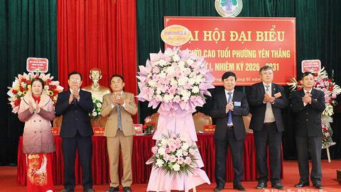 Đại hội đại biểu Hội Người cao tuổi phường Yên Thắng lần thứ I, nhiệm kỳ 2026 - 2031