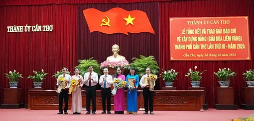 Tổ chức Giải báo chí về xây dựng Đảng (Giải Búa liềm vàng) TP Cần Thơ năm 2025