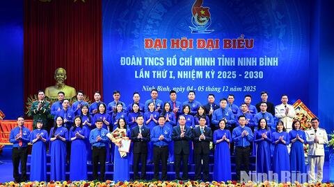 Đại hội đại biểu Đoàn Thanh niên cộng sản Hồ Chí Minh tỉnh Ninh Bình lần thứ I, nhiệm kỳ 2025-2030 thành công tốt đẹp