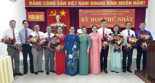 HĐND phường Ninh Kiều bầu các chức danh HĐND, UBND phường 
