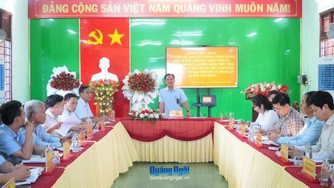 Xã Tây Trà Bồng tập trung phát triển kinh tế gắn với tiềm năng, lợi thế