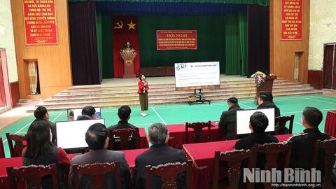 Xã Ninh Cường tổ chức tập huấn, phổ biến kiến thức, kỹ năng chuyển đổi số