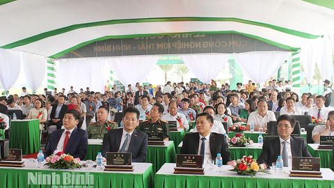 Khởi công dự án đầu tư xây dựng hạ tầng Cụm Công nghiệp Kim Thái, xã Vụ Bản