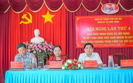 Ban Chấp hành Đảng bộ xã Vĩnh Trinh cần quyết liệt tháo gỡ khó khăn, đẩy nhanh tiến độ các công trình, dự án 