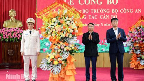 Thượng tá Cù Quốc Thắng giữ chức Giám đốc Công an tỉnh Ninh Bình