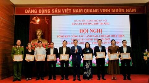 Phường Phú Thượng hoàn thành và vượt mức 22/22 chỉ tiêu kinh tế - xã hội