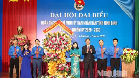 Đại hội đại biểu Đoàn TNCS Hồ Chí Minh UBND tỉnh Ninh Bình lần thứ I, nhiệm kỳ 2025-2030