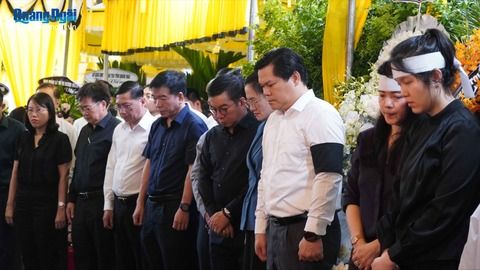 Lễ truy điệu và tiễn đưa đồng chí Hoàng Ngọc Trân