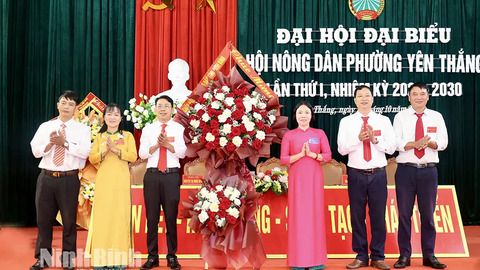 Đại hội đại biểu Hội Nông dân phường Yên Thắng lần thứ I, nhiệm kỳ 2025-2030