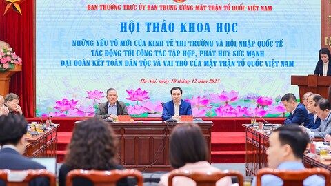 Vai trò của Mặt trận Tổ quốc Việt Nam trong nền kinh tế thị trường và hội nhập quốc tế trong giai đoạn hiện nay