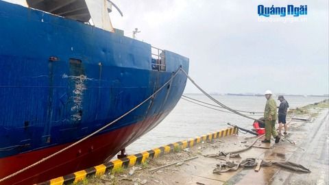 Đảm bảo an toàn cho tàu thuyền tại các cảng biển Quảng Ngãi