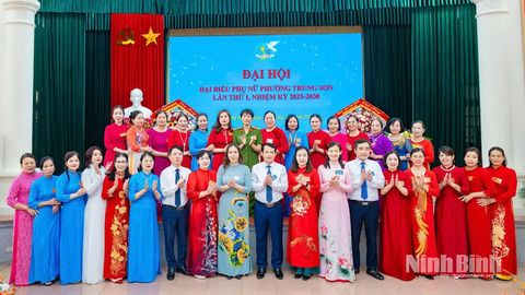 Đại hội đại biểu Phụ nữ phường Trung Sơn lần thứ I, nhiệm kỳ 2025 - 2030