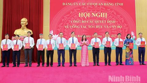 Đảng bộ các cơ quan Đảng tỉnh: Phát huy vai trò hạt nhân chính trị