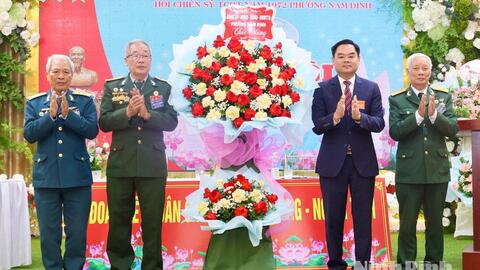 Hội Chiến sĩ Thành cổ Quảng Trị năm 1972 phường Nam Định tổ chức Đại hội lần thứ I, nhiệm kỳ 2025-2030