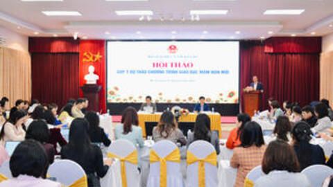 Hội thảo góp ý Dự thảo Chương trình giáo dục mầm non mới