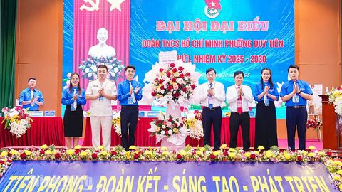 Đoàn Thanh niên Cộng sản Hồ Chí Minh các xã, phường tổ chức Đại hội đại biểu lần thứ I, nhiệm kỳ 2025 - 2030.
