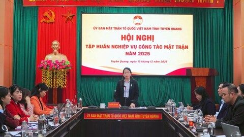 Tuyên Quang tập huấn nghiệp vụ Mặt trận cho hơn 4.000 cán bộ cơ sở