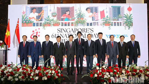 Đồng chí Bí thư Tỉnh ủy Trần Huy Tuấn dự Lễ kỷ niệm Quốc khánh Singapore và 30 năm thành lập VSIP
