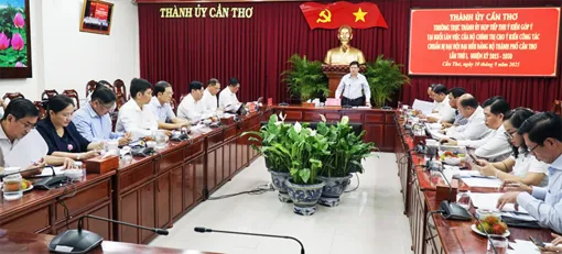 Bổ sung hoàn chỉnh dự thảo Báo cáo chính trị Đại hội đại biểu Đảng bộ TP Cần Thơ lần thứ I, nhiệm kỳ 2025-2030 