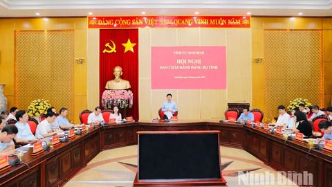 Ban Chấp hành Đảng bộ tỉnh thảo luận, cho ý kiến về Dự thảo Văn kiện Đại hội đại biểu Đảng bộ tỉnh nhiệm kỳ 2025 - 2030