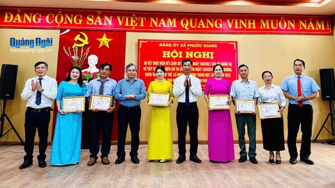 Phước Giang sơ kết thực hiện Kết luận số 01 của Bộ Chính trị
